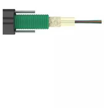 Кабель волоконно-оптический 9/125, 8 волокон Lanmaster LAN-OFC-GYXTZW08S22 бронированный гофр.стал.лентой, GYXTZW, 2,7кН, нг(А)-HF, универсальный,8 х