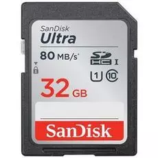 Карта памяти 32GB SanDisk SDSDUNR-032G-GN6IN Ultra SDHC class 10 UHS-I U1