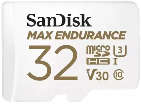 Карта памяти 32GB SanDisk SDSQQVR-032G-GN6IA microSDHC (с SD адаптер) Class 10 UHS-I U3 V30