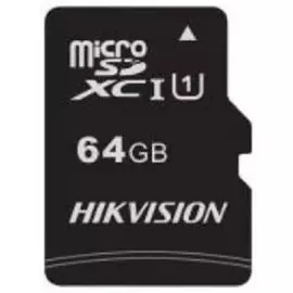 Карта памяти MicroSDXC 64GB HIKVISION HS-TF-C1(STD)/64G/ZAZ01X00/OD (без SD адаптера) 92/30MB/s, V30