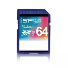 Карта памяти SDXC 64GB Silicon Power SP064GBSDXCU1V10 Superior Class 10 UHS-I ,90 MB/s