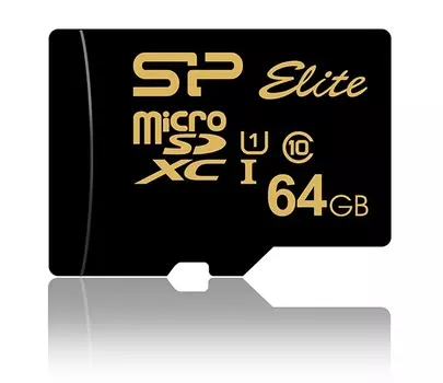 Карта памяти 64GB Silicon Power SP064GBSTXBU1V1G microSDXC, 59 GIB Class 10 UHS-1 85 МБ/с