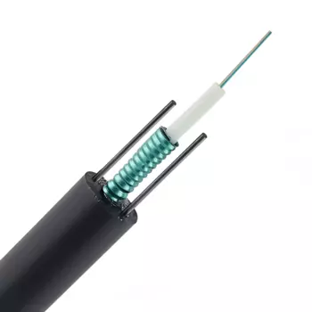 Кабель волоконно-оптический Filum FL-GYXTW-1/4G652 бронированный сталь. гофр. лентой, 4 волокна G.652D, loose tube, внешний (PE), чёрный