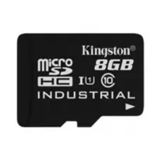 Карта памяти 8GB Kingston SDCIT/8GB MicroSDHC Class 10 UHS-I U1 Industrial Temperature SD adapter