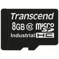 Промышленная карта памяти MicroSDHC 8Gb Transcend TS8GUSDC10I Class10 Industrial без адаптера