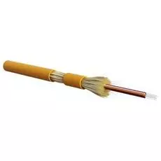 Кабель волоконно-оптический Hyperline FO-DT-IN-50-8-LSZH-OR 50/¬125(OM2) многомодовый, 8 волокон, плотное буферное покрытие (tight buffer), для внутре