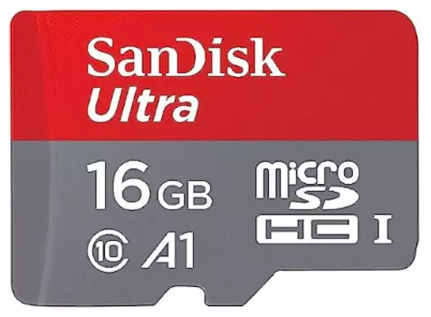 Карта памяти MicroSDHC 16GB SanDisk Ultra Class 10 UHS-I A1 100MB/s