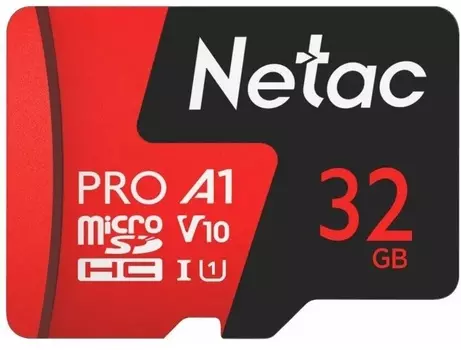 Карта памяти 32GB Netac NT02P500PRO-032G-S MicroSDHC P500 Extreme Pro, retail