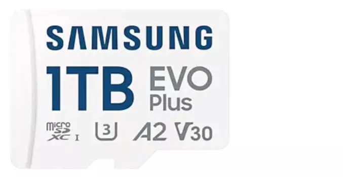 Карта памяти MicroSDXC 1024GB Samsung MB-MC1T0SA/KR Evo Plus UHS-1 U3 A2 V30 с адаптером 2024