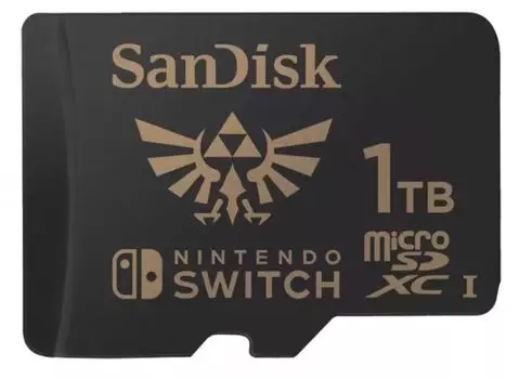 Карта памяти MicroSDXC 1024GB SanDisk SDSQXAO-1T00-GN6ZN Class 10 UHS-I A1 C10 V30 U3 for Nintendo Switch 100/90 MB/s