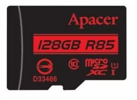 Карта памяти MicroSDXC 128GB Apacer AP128GMCSX10U5-R