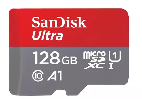 Карта памяти MicroSDXC 128GB SanDisk SDSQUAB-128G-GN6MN Ultra Class 10, UHS-I, R 140 МБ/с, без адапт
