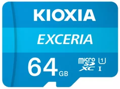 Карта памяти MicroSDXC 64GB Toshiba (KIOXIA) EXCERIA LMEX1L064GG2 Class 10, U1 -100 MB/s