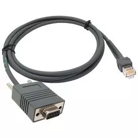 Кабель Zebra CBA-R01-S07PBR RS232: DB9F,7FT(2M)ST,TXD-2, 2.1м, для сканеров линейки DS9908 и др.