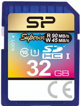 Карта памяти SDHC 32GB Silicon Power SP032GBSDHCU3V10 Superior Class 10 UHS-I U3