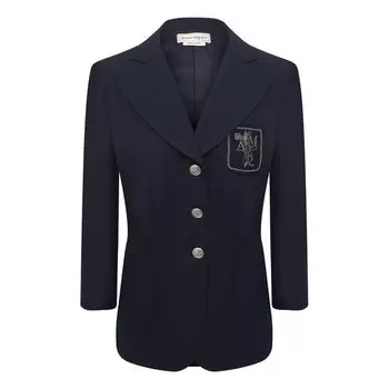 Хлопковый жакет Alexander McQueen