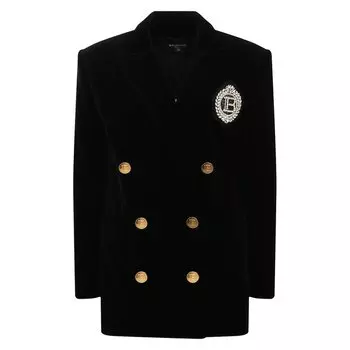 Бархатный жакет Balmain