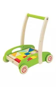 Игрушка-каталка Ходунок с конструктором Hape