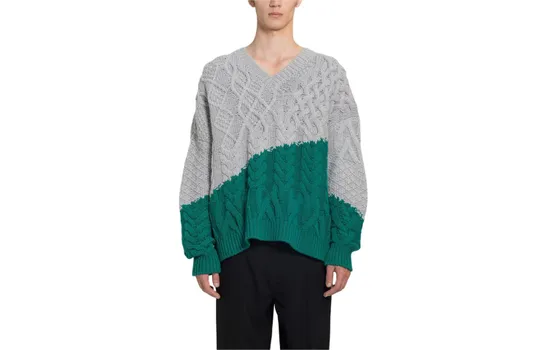 Свитер мужской серый Loewe, серый