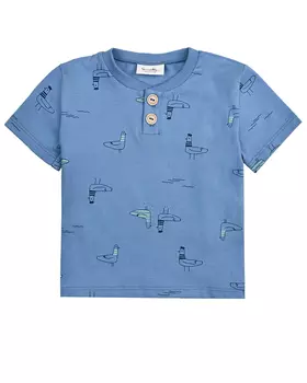 Футолка с принотм "чайки" Sanetta fiftyseven