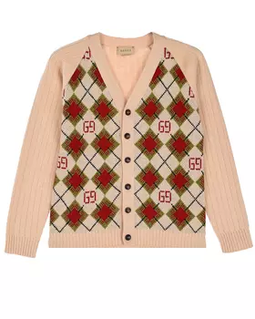 Кардиган из шерсти GUCCI детский