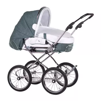 Коляска 2 в 1 Condor Coupe Lux, ткань/кожа Hesba