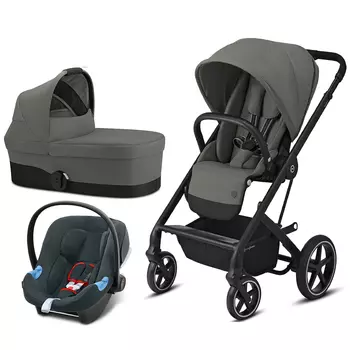 Коляска Balios S Lux BLK 3 в 1 Soho Grey CYBEX