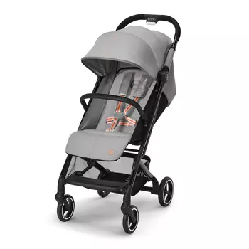 Коляска Beezy Lava Grey с дождевиком и бампером CYBEX