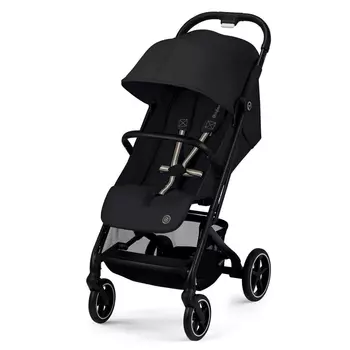 Коляска Beezy Magic Black с дождeвиком и бампером CYBEX