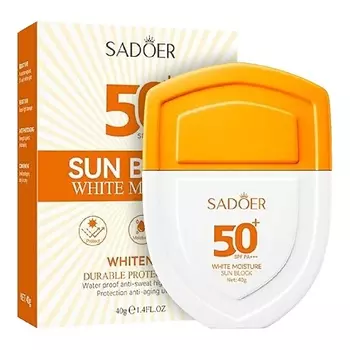 SADOER Крем для лица и тела SPF50+ осветляющий и увлажняющий