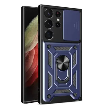 Чехол-бампер для объектива камеры Slide для Samsung Galaxy S24 S23 S22 S21 S20 Plus Note 20 Ultra A54 A53 5G S23 S20 FE S20 розового золота