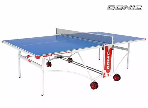 Всепогодный теннисный стол Donic Outdoor Roller De Luxe синий