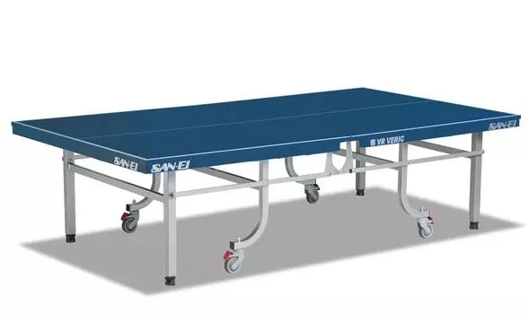 Теннисный стол прфессиональный SANWEI (SAN-EI) IF-VERIC CENTERFOLD, ITTF (синий)