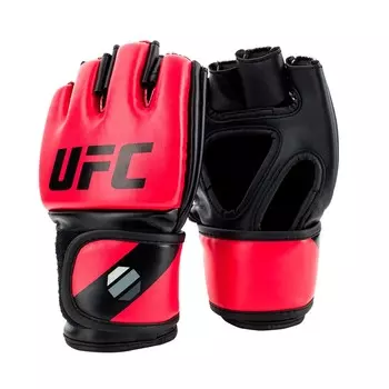 UFC Перчатки MMA для грэпплинга 5 унций L/XL красный
