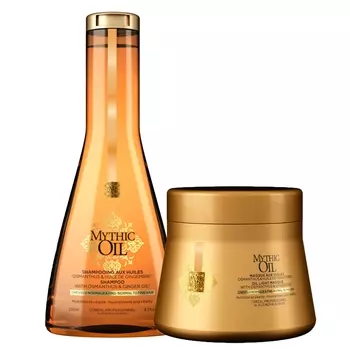 L'Oreal Professionnel Набор Mythic Oil для тонких волос (Шампунь, 250 мл + Маска, 200 мл) (L'Oreal Professionnel, Уход за волосами)