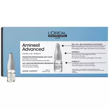 L'Oreal Professionnel Программа Aminexil Advanced от выпадения волос, 10 ампул х 6 мл (L'Oreal Professionnel, Уход за волосами)