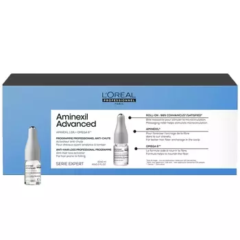 L'Oreal Professionnel Программа Aminexil Advanced от выпадения волос, 42 ампулы х 6 мл (L'Oreal Professionnel, Уход за волосами)