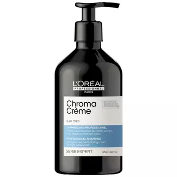 L'Oreal Professionnel Шампунь-крем с синим пигментом для нейтрализации оранжевого оттенка русых и светло-коричневых волос, 500 мл (L'Oreal Professionnel, Уход за волосами)