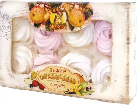 Зефир Мармеладная сказка Сказочный ассорти 220г
