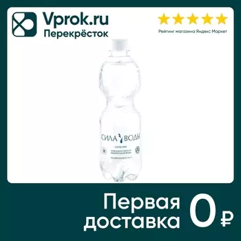 Вода Сила воды Карелия минеральная природная столовая негазированная 500мл
