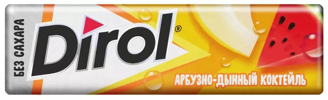 Жевательная резинка Dirol Арбузно-дынный коктейль 13.6г