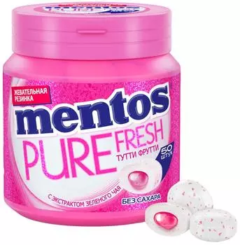 Жевательная резинка Mentos Pure Fresh Тутти Фрутти 100г