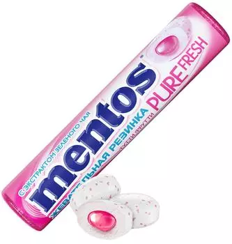 Жевательная резинка Mentos Pure Fresh Тутти Фрутти 15.5г