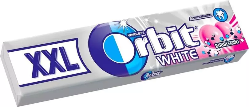 Жевательная резинка Orbit XXL White Bubblemint 20.4г