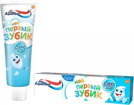 Зубная паста Aquafresh Мой первый зубик детская 0-2 года 50мл