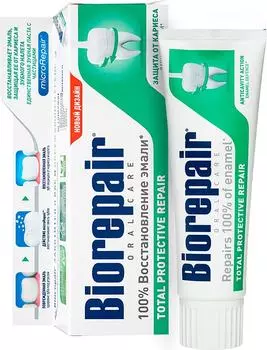 Зубная паста Biorepair Total Protective Repair Комплексная защита 75мл