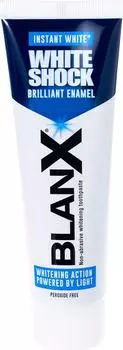 Зубная паста Blanx White Shock Instant White Мгновенное отбеливание зубов 75мл