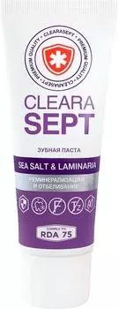 Зубная паста ClearaSept Sia Salt&amp;Laminaria Реминерализация и отбеливание 75мл