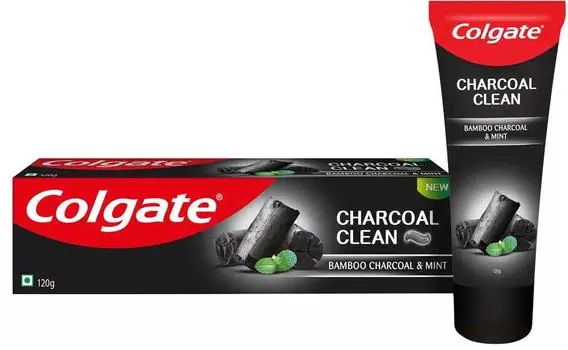 Зубная паста Colgate Бамбуковый уголь с мятой для отбеливания зубов и свежести дыхания 120г