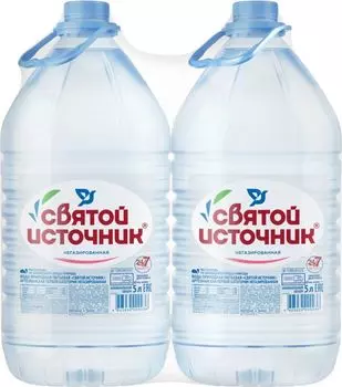 Вода Святой Источник питьевая негазированная 5л (упаковка 4 шт.)